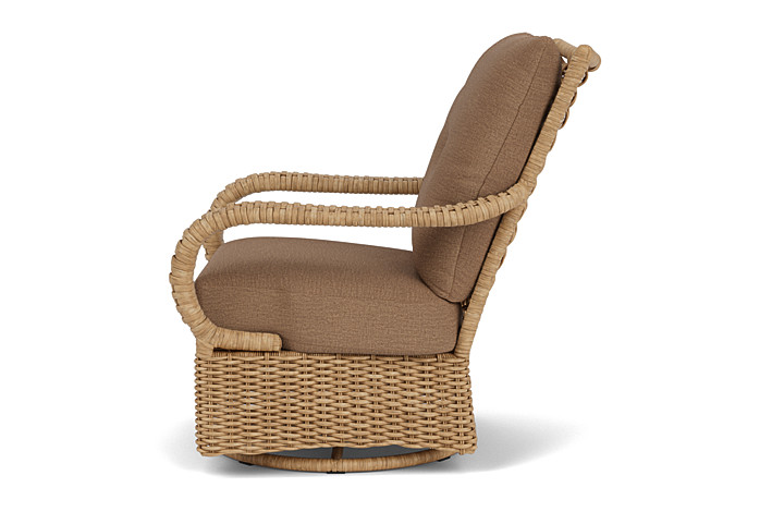 Lloyd Flanders™ Magnolia Swivel Glider Lounge Chair - Canvas Natural