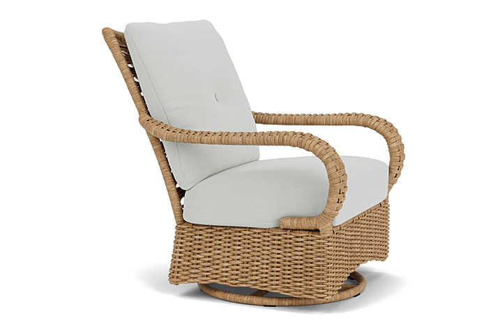 Lloyd Flanders™ Magnolia Swivel Glider Lounge Chair - Loveboat Mint