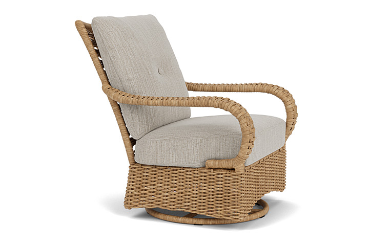 Lloyd Flanders™ Magnolia Swivel Glider Lounge Chair - Callen Celadon