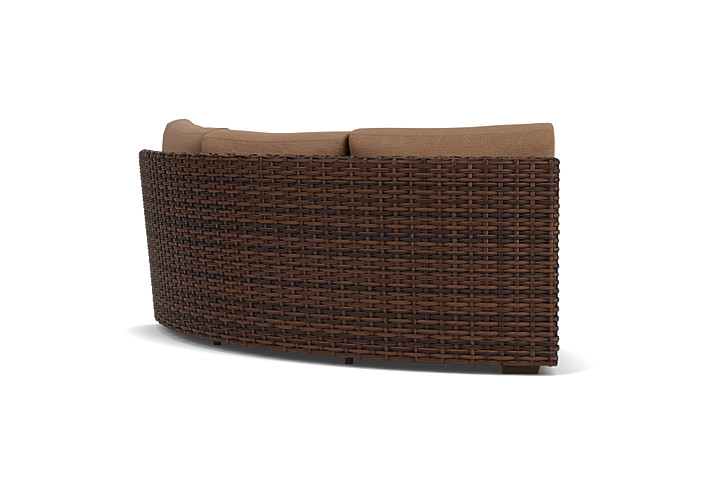 Lloyd Flanders™ Contempo Curved Sectional Sofa - Canvas Natural