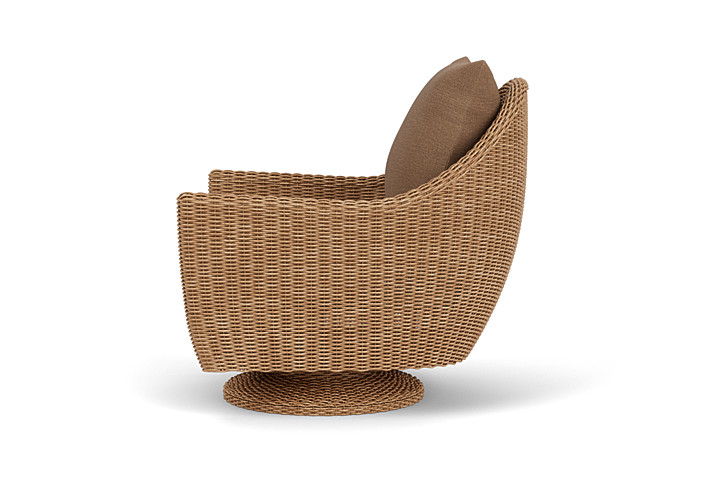 Lloyd Flanders™ Tobago Swivel Rocker Lounge Chair - Canvas Natural