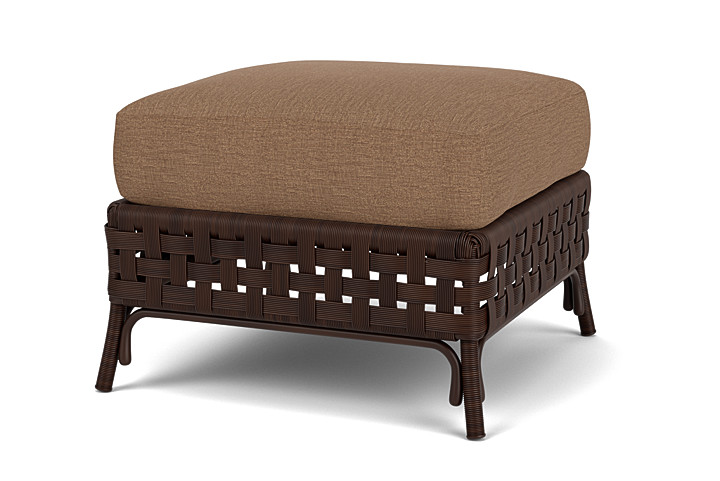 Lloyd Flanders™ Haven Ottoman  - Canvas Natural