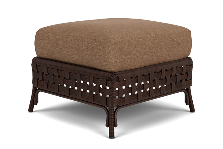 Lloyd Flanders™ Haven Ottoman  - Canvas Natural