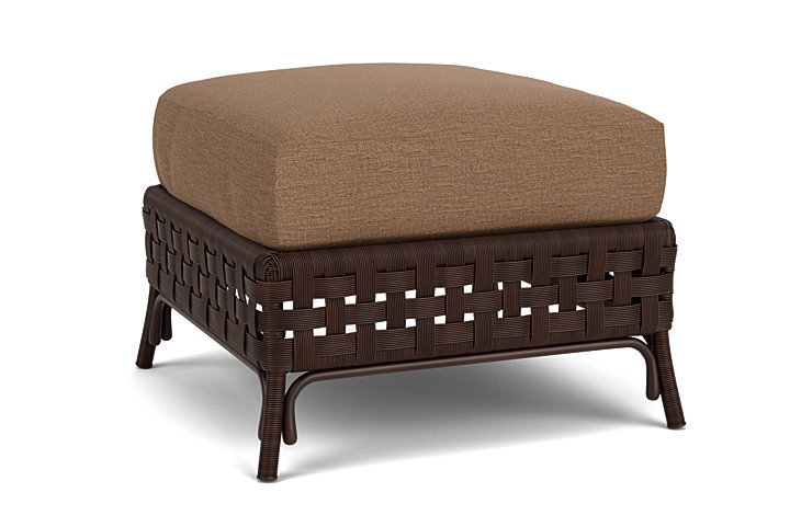 Lloyd Flanders™ Haven Ottoman  - Canvas Natural