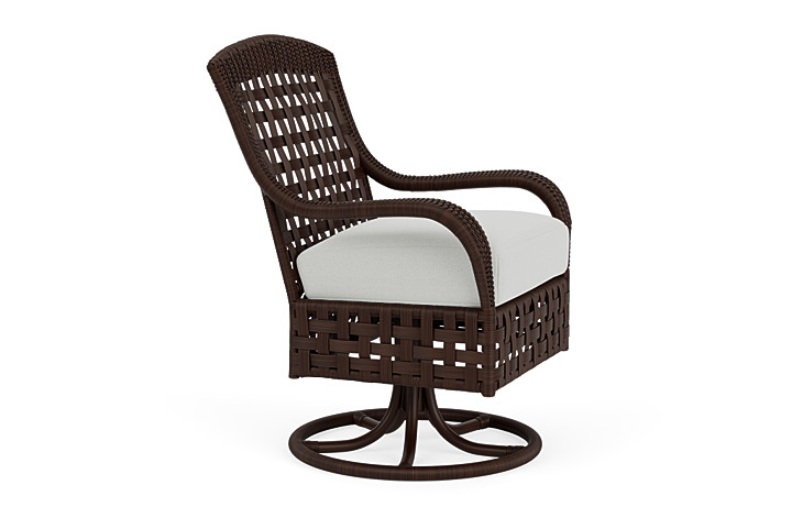 Lloyd Flanders™ Haven Swivel Rocker Dining Armchair - Loveboat Mint