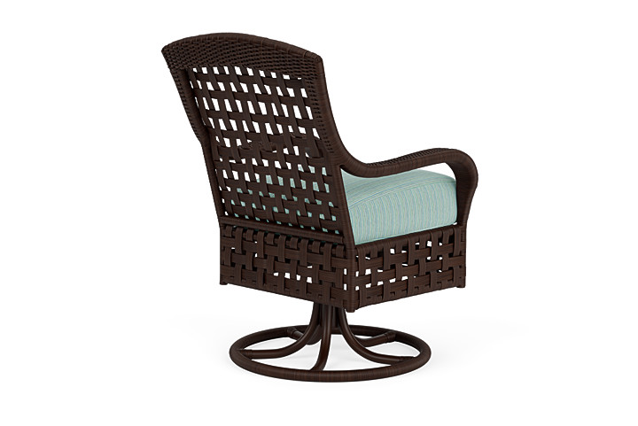 Lloyd Flanders™ Haven Swivel Rocker Dining Armchair - Unearth Dew