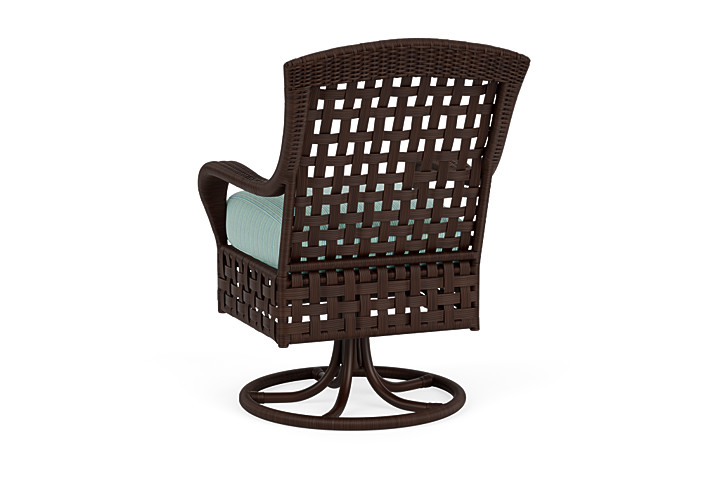 Lloyd Flanders™ Haven Swivel Rocker Dining Armchair - Unearth Dew