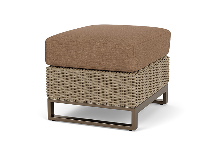 Lloyd Flanders™ Milan Ottoman - Canvas Natural