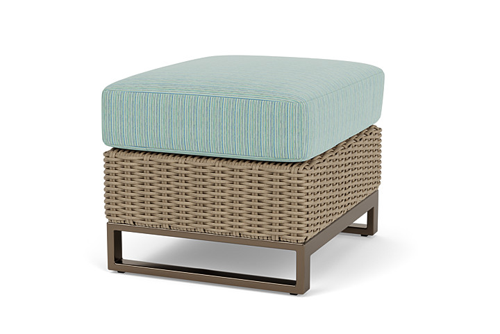 Lloyd Flanders™ Milan Ottoman - Unearth Dew