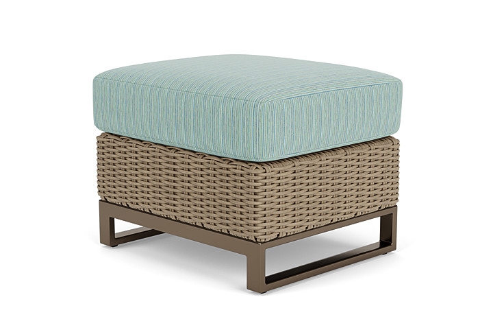 Lloyd Flanders™ Milan Ottoman - Unearth Dew