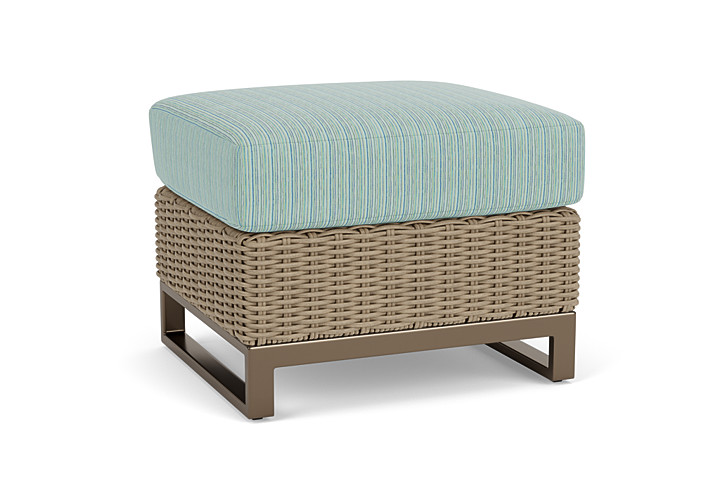 Lloyd Flanders™ Milan Ottoman - Unearth Dew