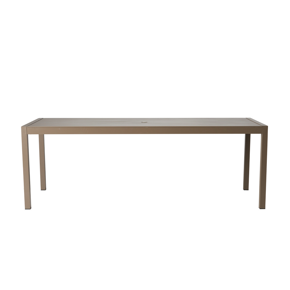 Lloyd Flanders - Milan 87" Rectangular Umbrella Dining Table