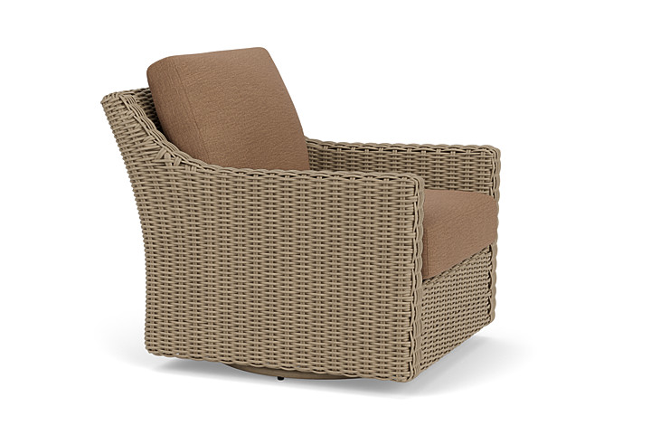 Lloyd Flanders™ Milan Swivel Glider Lounge Chair - Canvas Natural