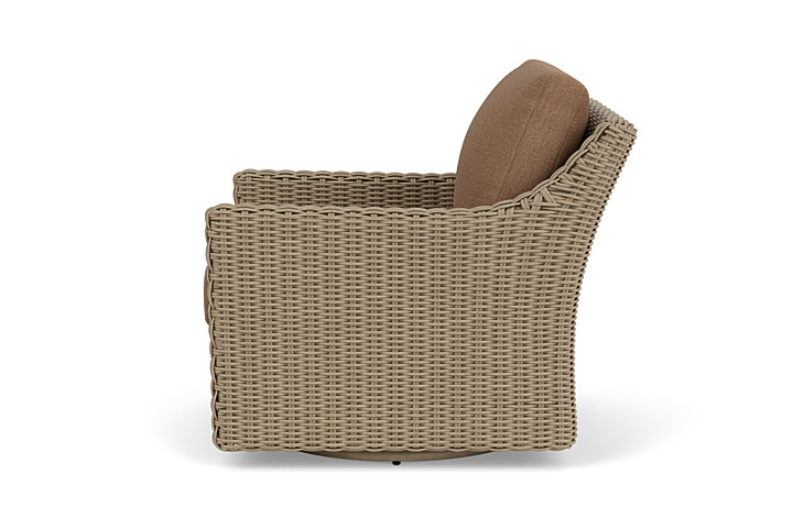 Lloyd Flanders™ Milan Swivel Glider Lounge Chair - Canvas Natural