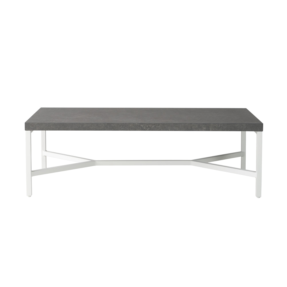 Lloyd Flanders - Accessories Rectangular Cocktail Table with Matte White fram