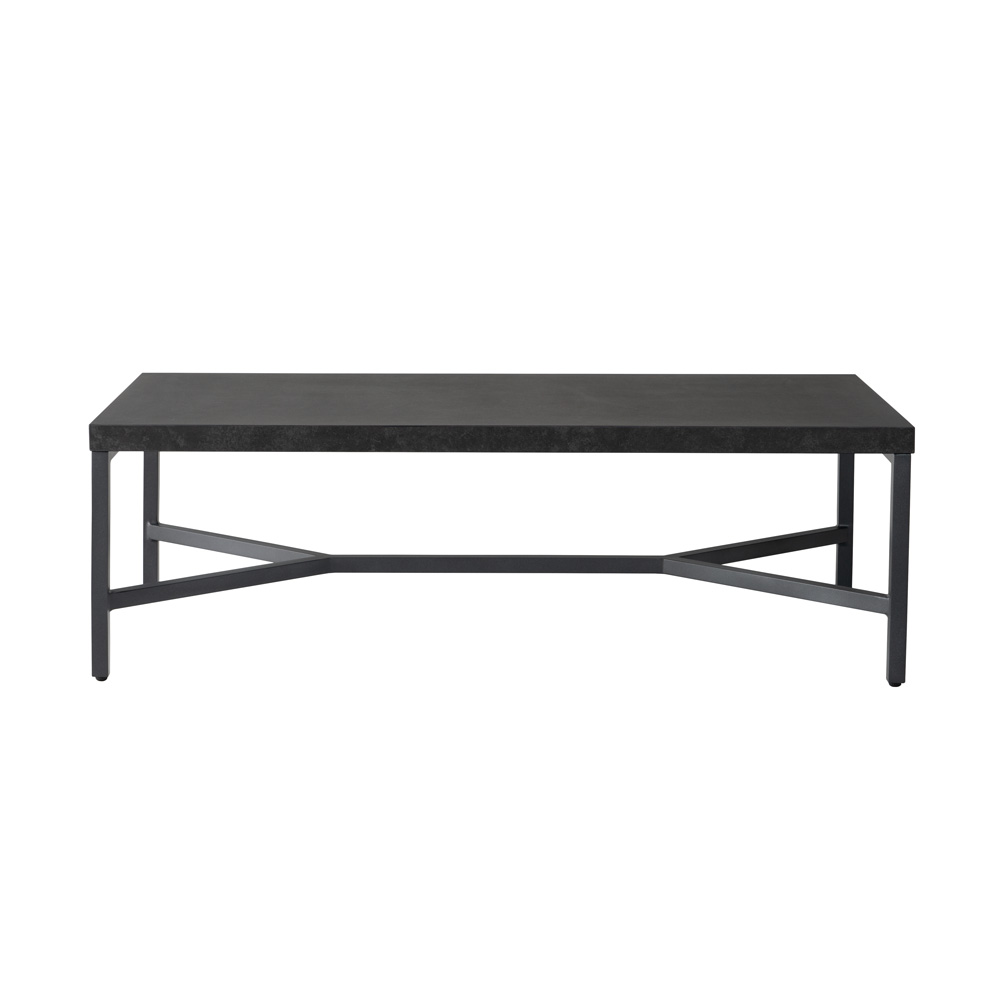 Lloyd Flanders - Accessories Rectangular Cocktail Table with Matte Anthracite