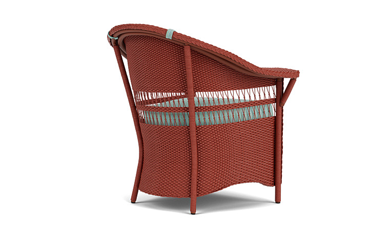 Lloyd Flanders™ Nantucket Dining Armchair - Terracotta