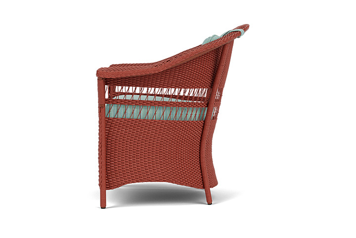 Lloyd Flanders™ Nantucket Dining Armchair - Terracotta