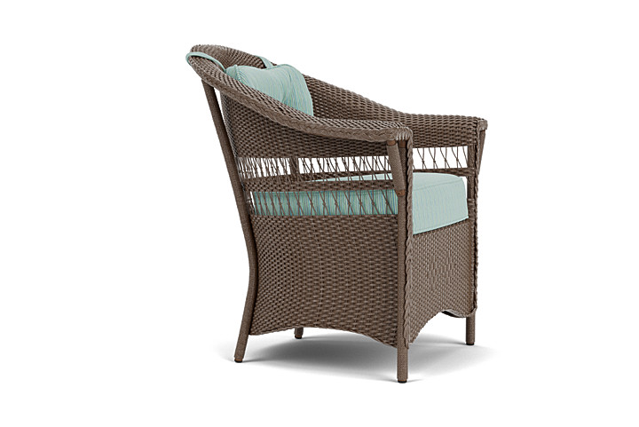 Lloyd Flanders™ Nantucket Dining Armchair - Bark