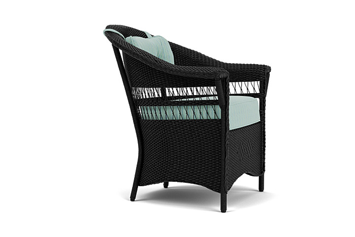 Lloyd Flanders™ Nantucket Dining Armchair - Ebony