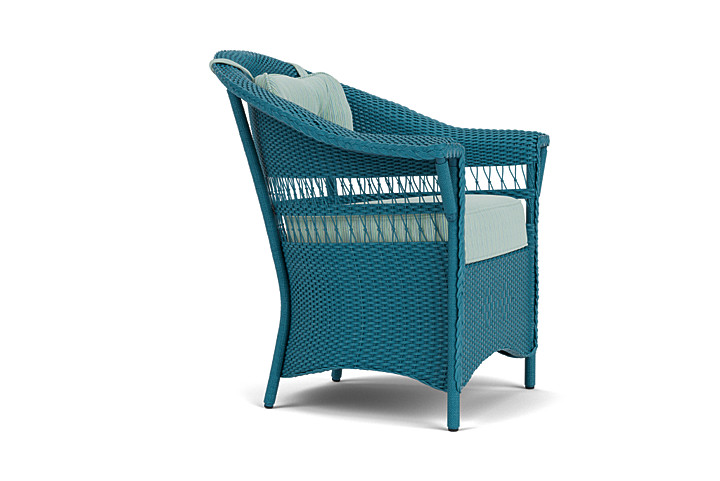 Lloyd Flanders™ Nantucket Dining Armchair - Peacock