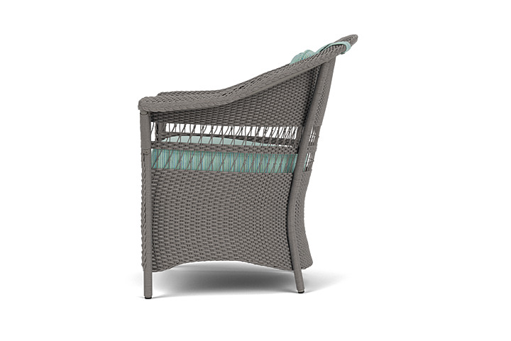 Lloyd Flanders™ Nantucket Dining Armchair - Pewter