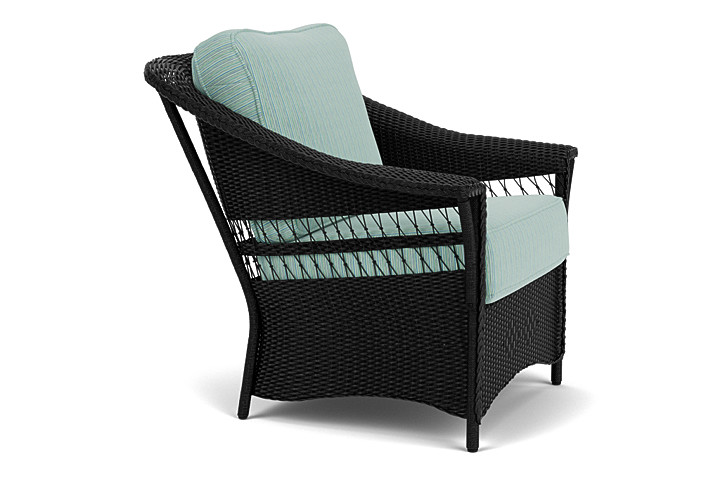 Lloyd Flanders™ Nantucket Lounge Chair - Ebony