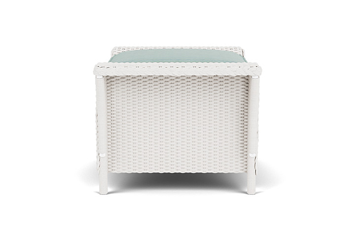 Lloyd Flanders™ Nantucket Ottoman  - White