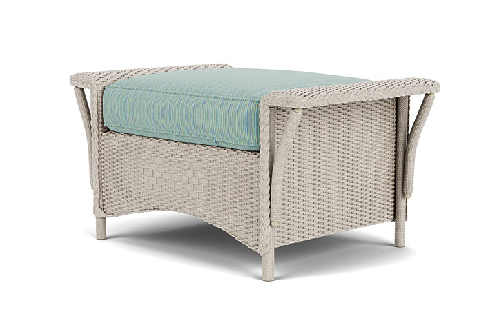 Lloyd Flanders™ Nantucket Ottoman  - Linen