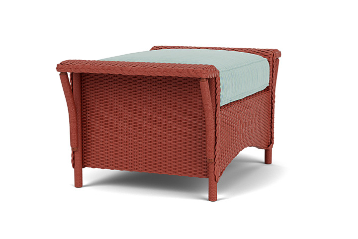 Lloyd Flanders™ Nantucket Ottoman  - Terracotta