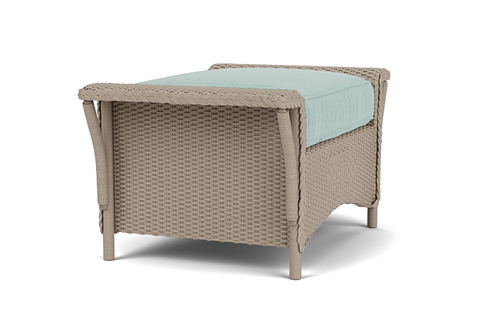 Lloyd Flanders™ Nantucket Ottoman  - French Beige