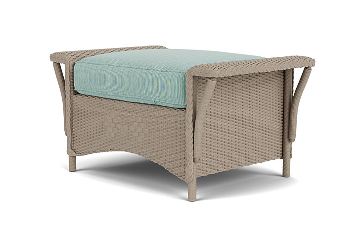 Lloyd Flanders™ Nantucket Ottoman  - French Beige