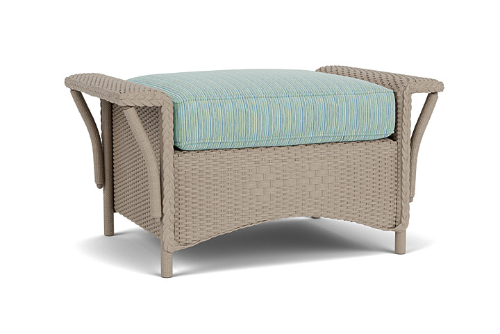 Lloyd Flanders™ Nantucket Ottoman  - French Beige