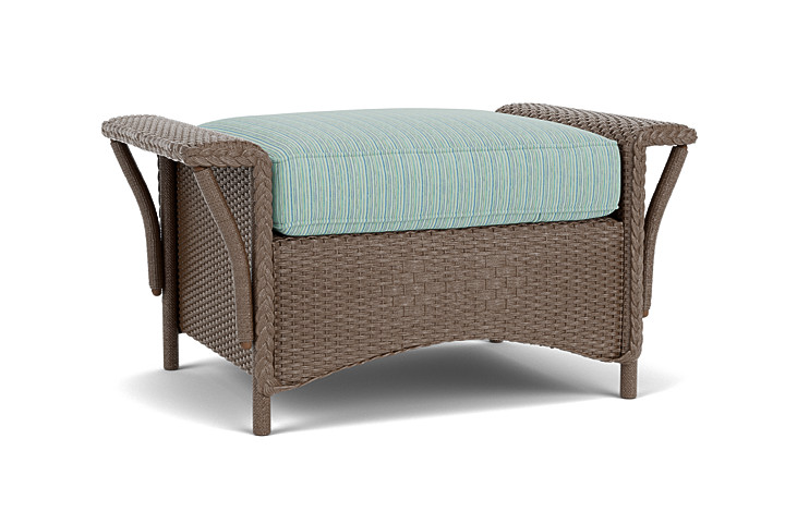 Lloyd Flanders™ Nantucket Ottoman  - Bark