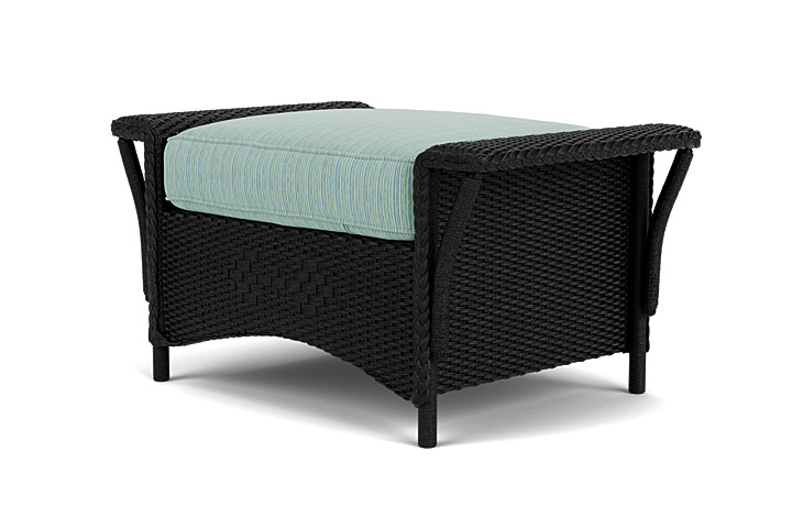 Lloyd Flanders™ Nantucket Ottoman  - Ebony