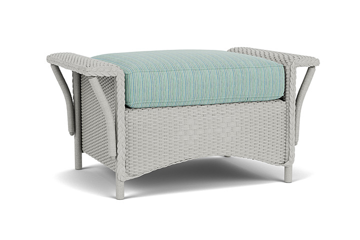 Lloyd Flanders™ Nantucket Ottoman  - Platinum