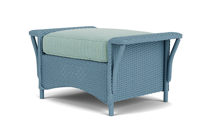 Lloyd Flanders™ Nantucket Ottoman  - Stillwater