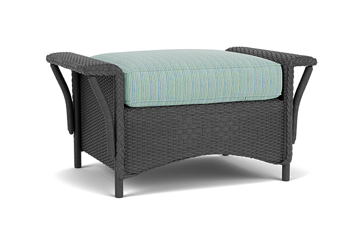 Lloyd Flanders™ Nantucket Ottoman  - Charcoal