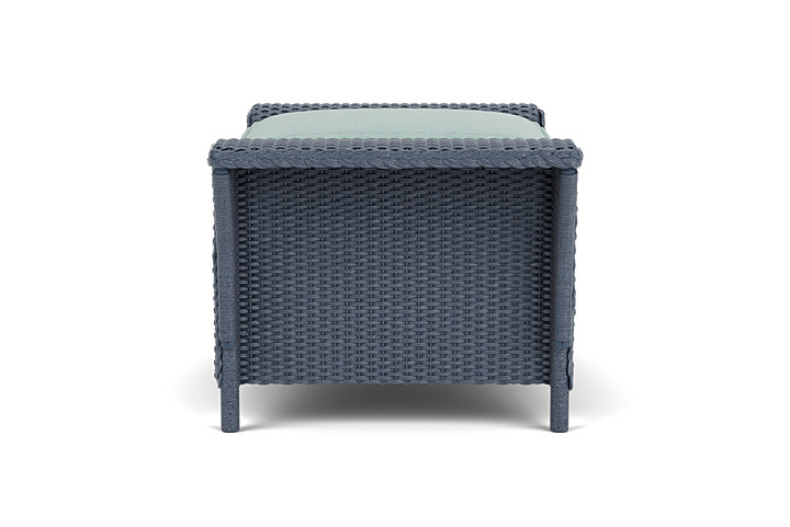 Lloyd Flanders™ Nantucket Ottoman  - Denim Blue