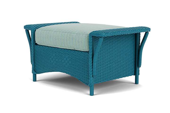 Lloyd Flanders™ Nantucket Ottoman  - Peacock