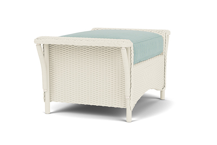 Lloyd Flanders™ Nantucket Ottoman  - Ivory