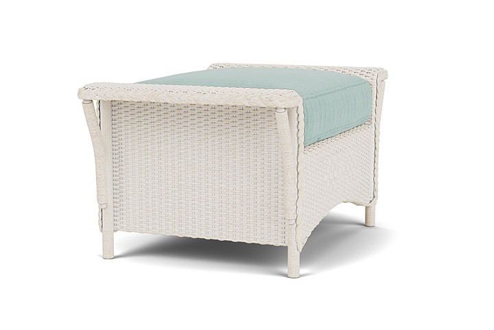 Lloyd Flanders™ Nantucket Ottoman  - Antique White