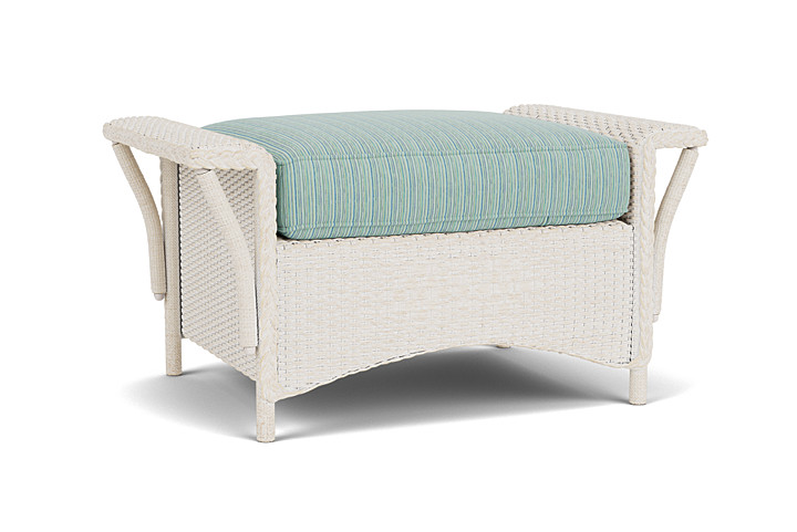 Lloyd Flanders™ Nantucket Ottoman  - Antique White