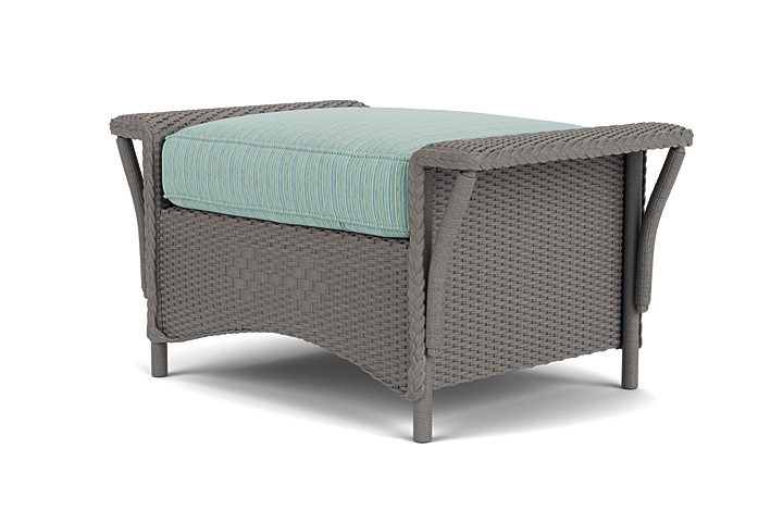 Lloyd Flanders™ Nantucket Ottoman  - Pewter