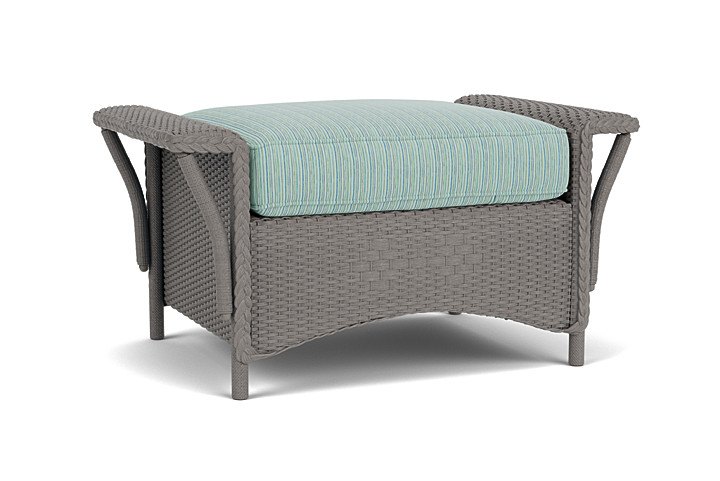 Lloyd Flanders™ Nantucket Ottoman  - Pewter