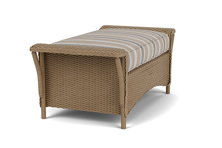 Lloyd Flanders™ Nantucket Large Ottoman - Fawn