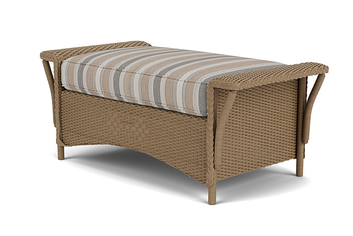 Lloyd Flanders™ Nantucket Large Ottoman - Fawn