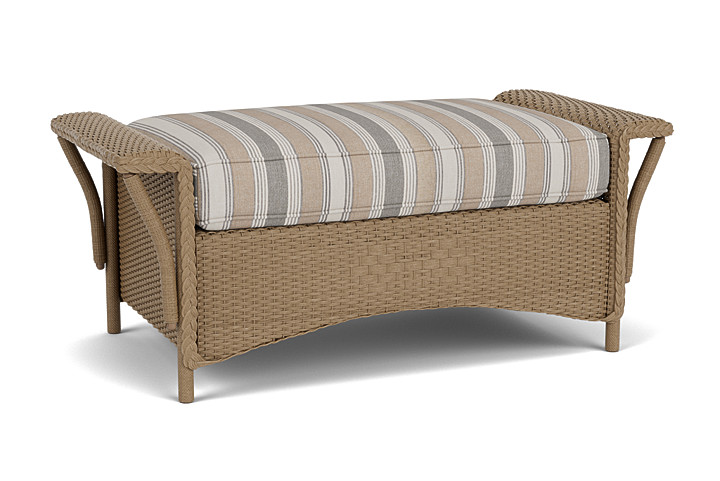 Lloyd Flanders™ Nantucket Large Ottoman - Fawn