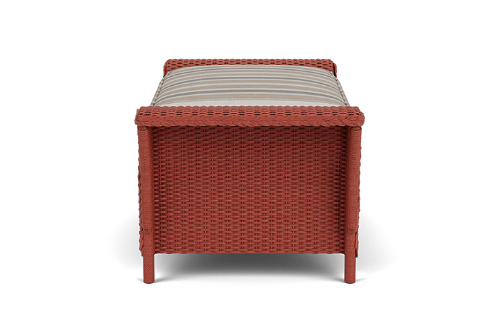 Lloyd Flanders™ Nantucket Large Ottoman - Terracotta