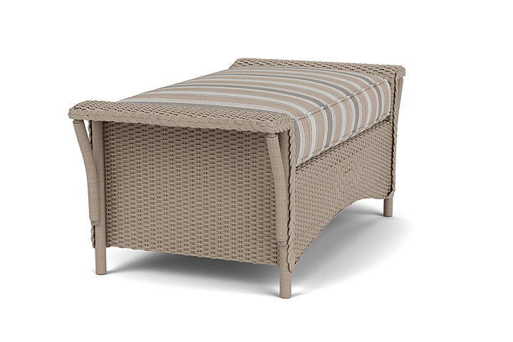 Lloyd Flanders™ Nantucket Large Ottoman - French Beige